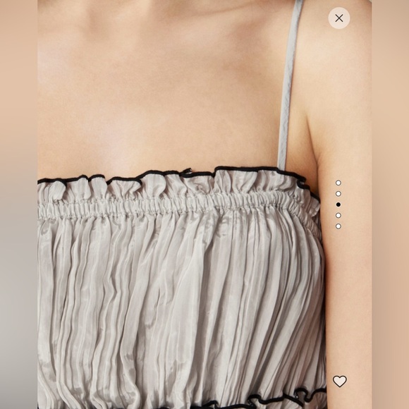 J. Crew Crinkled Ruffle Trim Dress - Picture 5 of 9